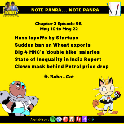 π¨π»βπ» C2E98 - Wasted : Are we unofficially into Recession? | Note Panra