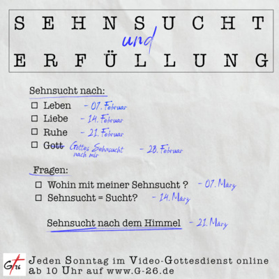 33 - 28.02.2021 Gottes Sehnsucht nach uns (Stefan Taubmann)