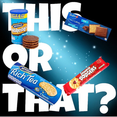 #BiscuitWars Chocolate Hobnobs vs Choco Leibniz & Rich Tea vs Jammy Dodgers