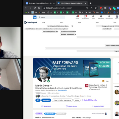 #129 How to scale 0-100(!)M ARR quickly with Martin Giese, Coach & Advisor & Investor