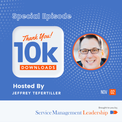 Special Episode as Waseem Ahmed, Jeevan Lobo, & Kenny Hosey join Jeffrey Tefertiller on the Service Management Leadership Podcast to Help Celebrate a Milestone episode artwork