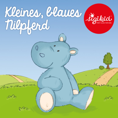 Kleines, blaues Nilpferd