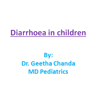 Diarrhoea In Children