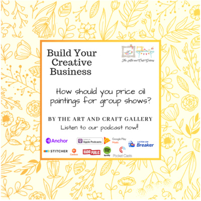 How should you price oil paintings for group shows?