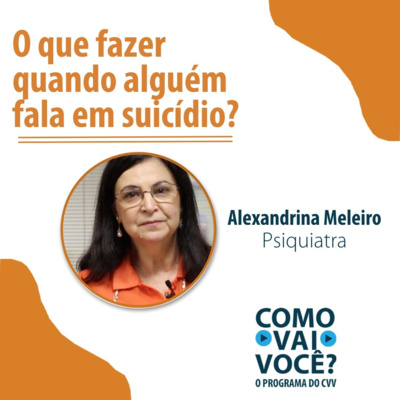 O que você faz quando alguém fala em suicídio? 