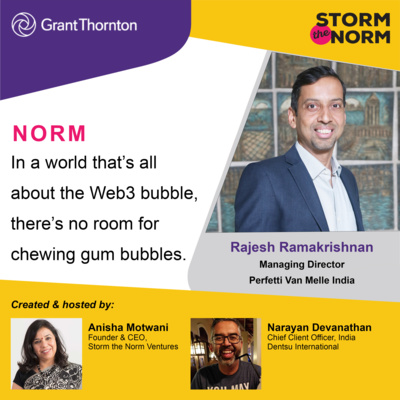 StormtheNorm - In a world that’s all about the Web3 bubble, there’s no room for chewing gum bubbles.