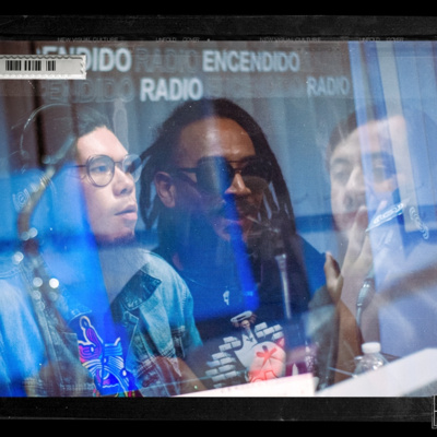 🎷Los Tiernos 🎹 🎼en el studio de Encendido Radio Jazz después de su gira en Guadalajara.🔥🎙️