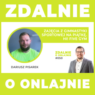 Zajęcia z gimnastyki sportowej na piątkę. Hi! Five Gym - Zdalnie o onlajnie #50