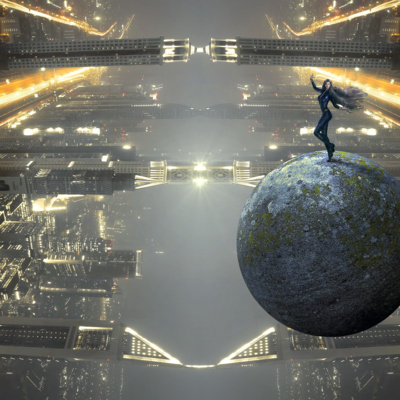 A journey through a futuristic zone of meditation music