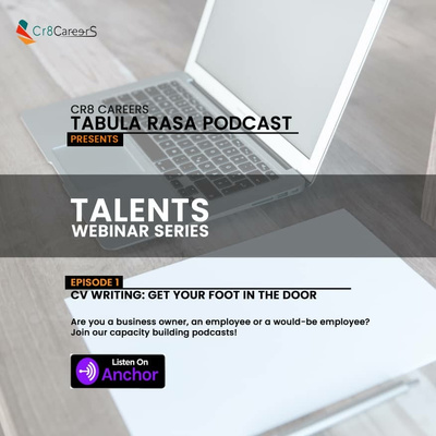 Cr8Careers Talents Tabula Rasa Webinar Series 