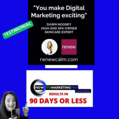 Episode #40 -Are you a SPA OWNER that needs help & coaching with your "know-how" about marketing? Hear what Owner of Renew.Calm - Dawn Nooney has to say! by Ann Marie Walts Marketing Agency