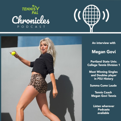 Megan Govi Interview Portland State Univ. Div 1 most winningest singles and doubles tennis player in PSU history!