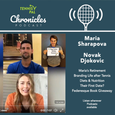 Novak Djokovic & Maria Sharapova IG Interview + Roger Federer Birthday Giveaway Federesque Coffee Book