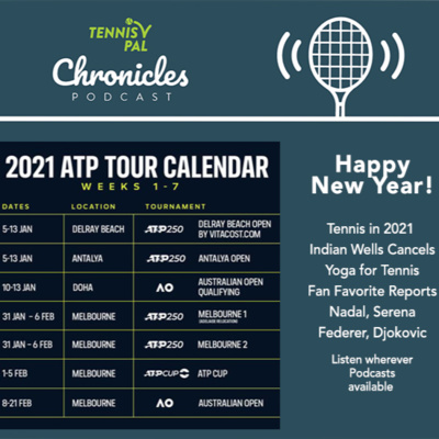 Happy New Year 2021 Tennis! Yoga for Tennis Book+ Fan Favorite Reports feat Roger Federer, Rafael Nadal, Serena Williams, Novak Djokovic