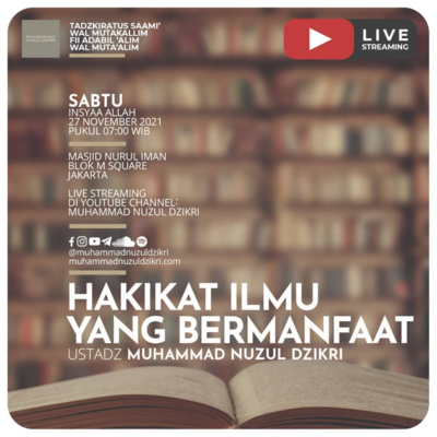 89. HAKIKAT ILMU YANG BERMANFAAT | Tadzkiratus Saami' Wal Mutakallim Fii Adabil ’Alim Wal Muta’alim