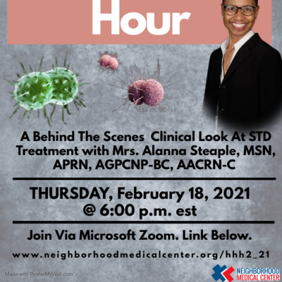 Healthy Happy Hour: Featuring Mrs. Alanna Steaple | An Inside Look At STD Treatment