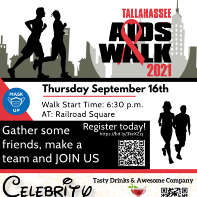 The Tallahassee AIDS Walk Is 9/16/21