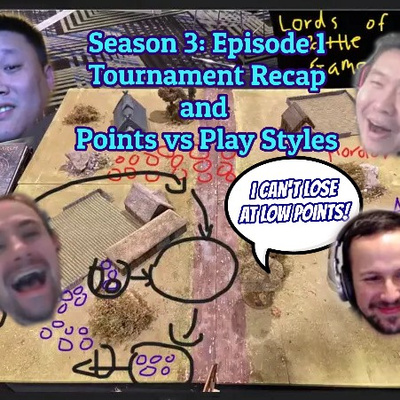 S3E1 - Clash on the Coast Tournament Review / Playstyles vs Points Values (with Ben Laktin) episode artwork