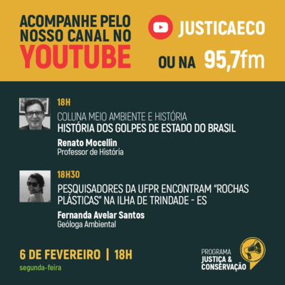 Meio Ambiente e História e Rochas Plásticas na Ilha de Trindade, Es