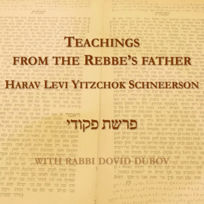 Parshas פקודי | From the Rebbe’s Father Reb Levi Yitzchok זצ״ל | Rabbi Dovid Dubov