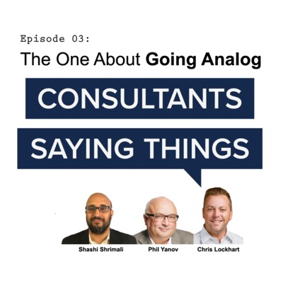 Consultants Saying Things