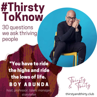 Boy Abunda - A SEXY INTERVIEW ON LOVE AND LIFE 30 Questions We Ask Thriving People UNCUT