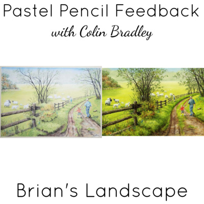 Building Contrast in Pastel Pencil Landscapes