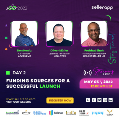 Funding Sources For A Successful Launch - Working Capital, VAT & Product Launch | GoSeller 2022