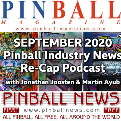 Pinball Magazine & Pinball News September 2020 pinball industry news recap