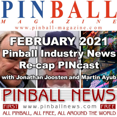 Pinball Magazine & Pinball News PINcast February 2021