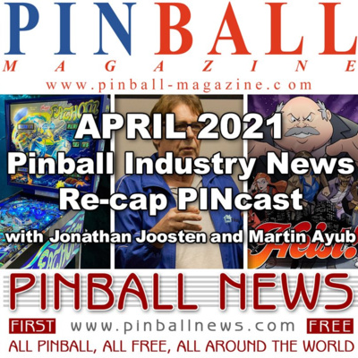 Pinball Magazine & Pinball News PINcast April 2021