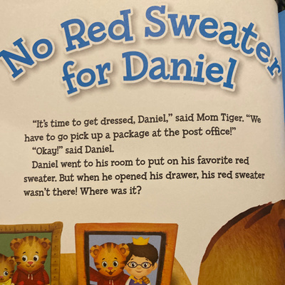 Story time with Philip and Mommy!