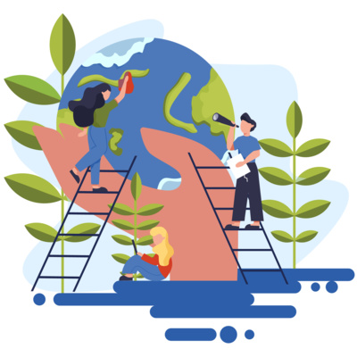 Ecologia saudável, economia saudável.