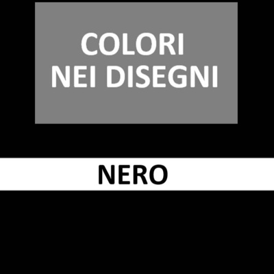 60 - Nero - Disegno, Cromoterapia, Kandinsky, musica, test dei colori di Luscher