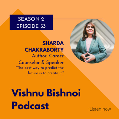 The best way to predict the future to create it with Sharda Chakraborty. 