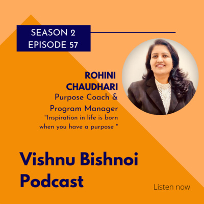 Inspiration in life is born when you have a purpose with Rohini Chaudhari