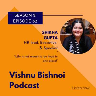 “Life is not meant to be lived in one place!”
 With Shikha Gupta. 