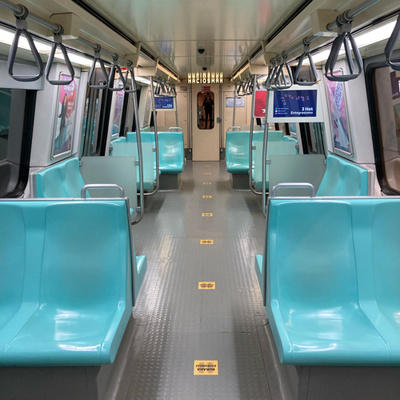 ASMR Public Transportation White Noise for Sleep | Subway | M2 Hacıosman-Yenikapı | Alstom Train