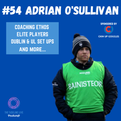#54 Adrian O'Sullivan // Coaching Ethos, Elite Players, Building a management team & more   episode artwork
