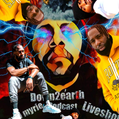 DOWN 2 EARTH podcast with special Guest artist Everythingoshaun episode artwork
