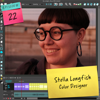 22 Straight Ahead w/ Stella Longfish: Coloring Kid Cosmic, a Spectrum of Creativity