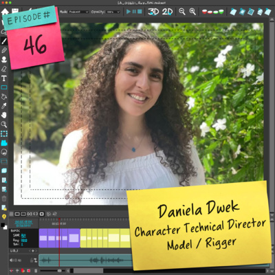 46 Straight Ahead w/ Daniela Dwek: Character Technical Director Model/Rigger at Pixar