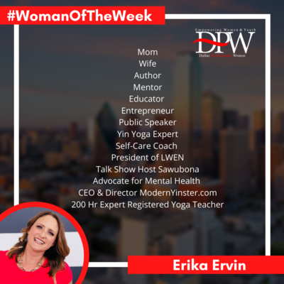 Woman of the Week: Erika Ervin