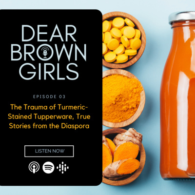 1.3 The Trauma of Turmeric-Stained Tupperware, True Stories from the Diaspora episode artwork