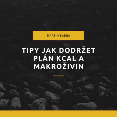 Podcast - Tipy jak dodržet plán kcal a makroživin episode artwork