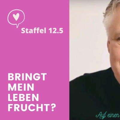 Auf einen Kaffee mit Martin Bühlmann: Bringt mein Leben Frucht?