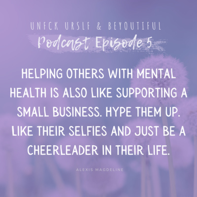 Episode 5 - Anxiety, mental health day, and the fear of the dark.