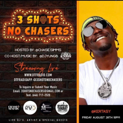 3SHOTSNOCHASERS W/ Chase Simms Interviews Kertasy at DTFRADIO CO HOSTED BY @JBANGABEATS & DAUNIONS OWN @DJYUNGB & @DJDUBZNYC