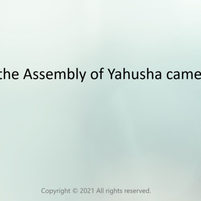 Assembly of Yahusha