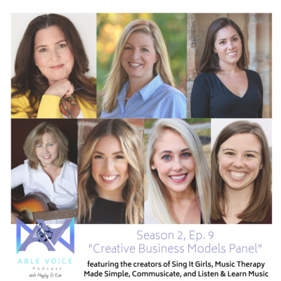 "Creative Business Models Panel" with the creators of Sing It Girls, Music Therapy Made Simple, ComMusicate, and Listen & Learn Music